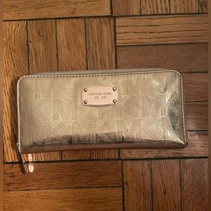 Rose Gold MK Wallet